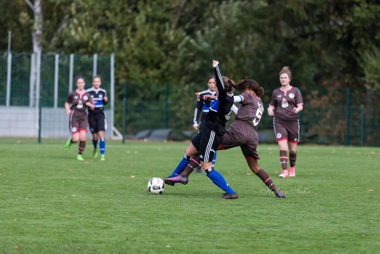 Bild 211 - B-Juniorinnen Hamburger SV - FC St.Pauli : Ergebnis: 1:2